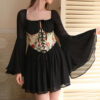 Solid black