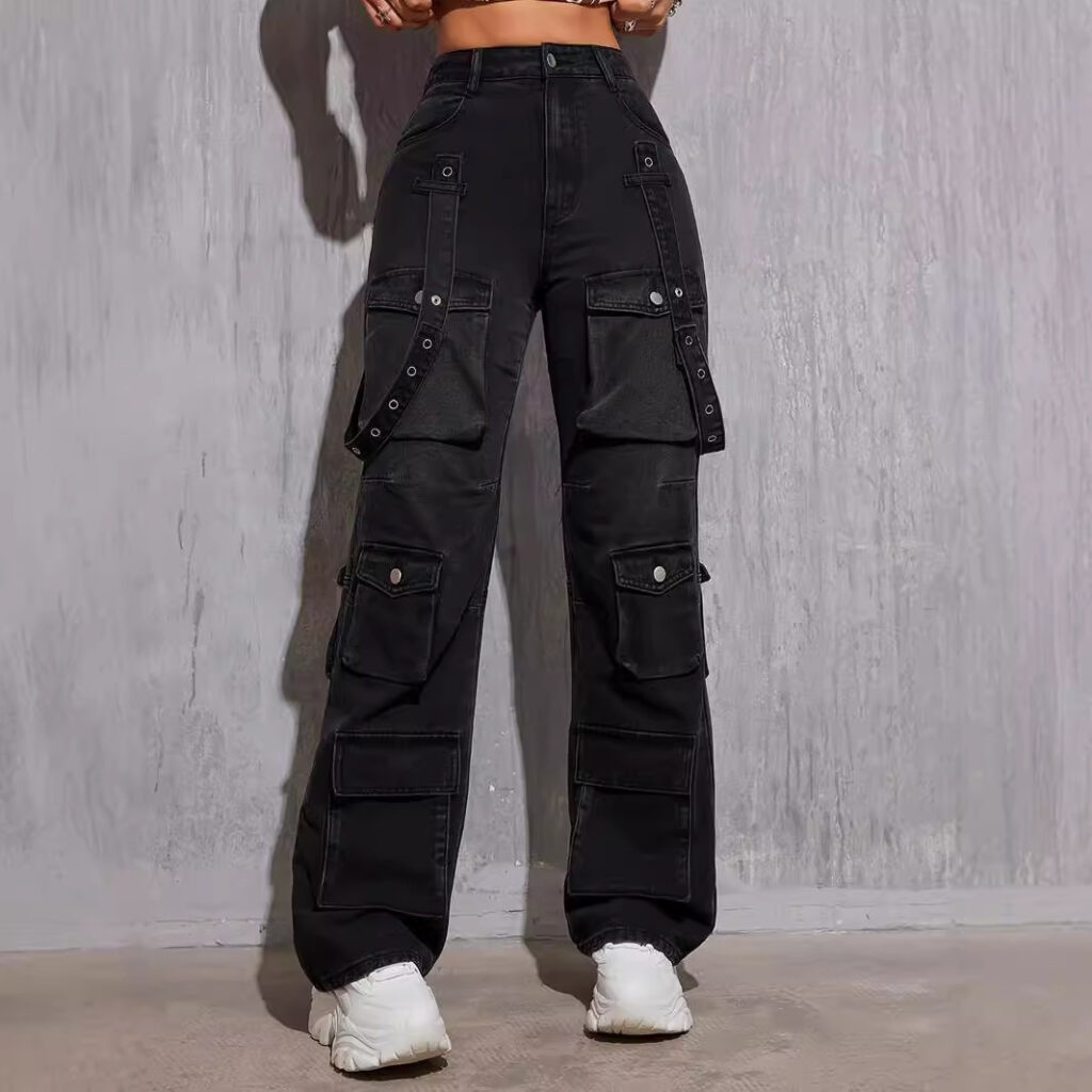 Skater Denim Straight Cargo
