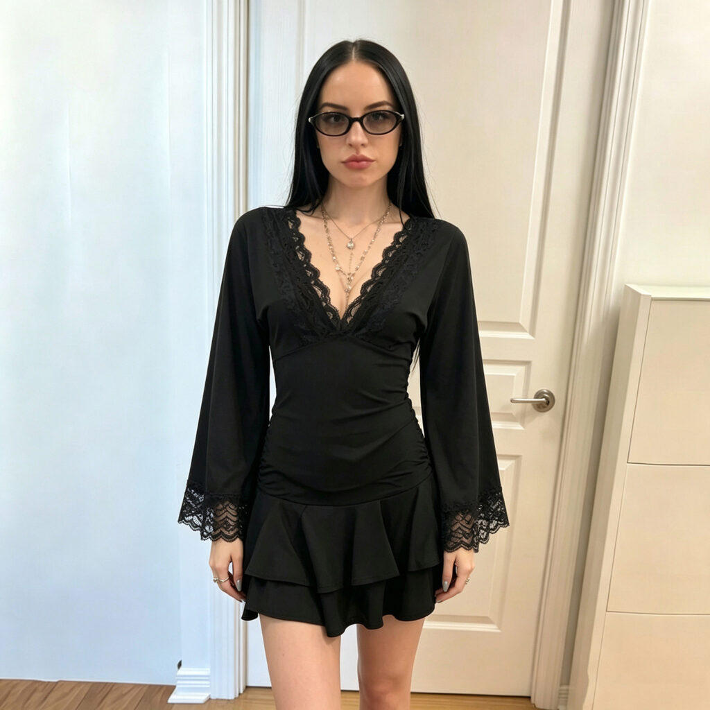 Dark Lace Dress